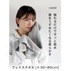 CBJAPAN Carari Day Face Towel, 5x Water Absorbency Microfiber, Gray,