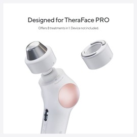TheraFace PRO Hot and Cold Rings - Facial Therapy Care Device Attachment Kit to Improve Skin Radiance and Blood Flow and Reduce Face Tightening - Powered by Cryothermal Technology (White)