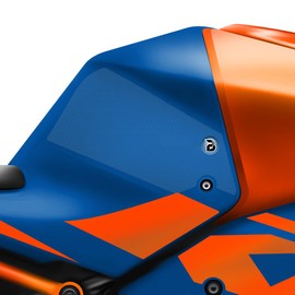 BLOQ Motorcycle Tank Grips compatible with KTM RC 125 (2022-) PREMIUM - CLEAR