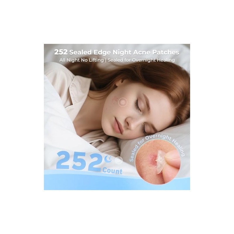 Ultra-Thin Hydrocolloid Pimple Patches - 504 Count