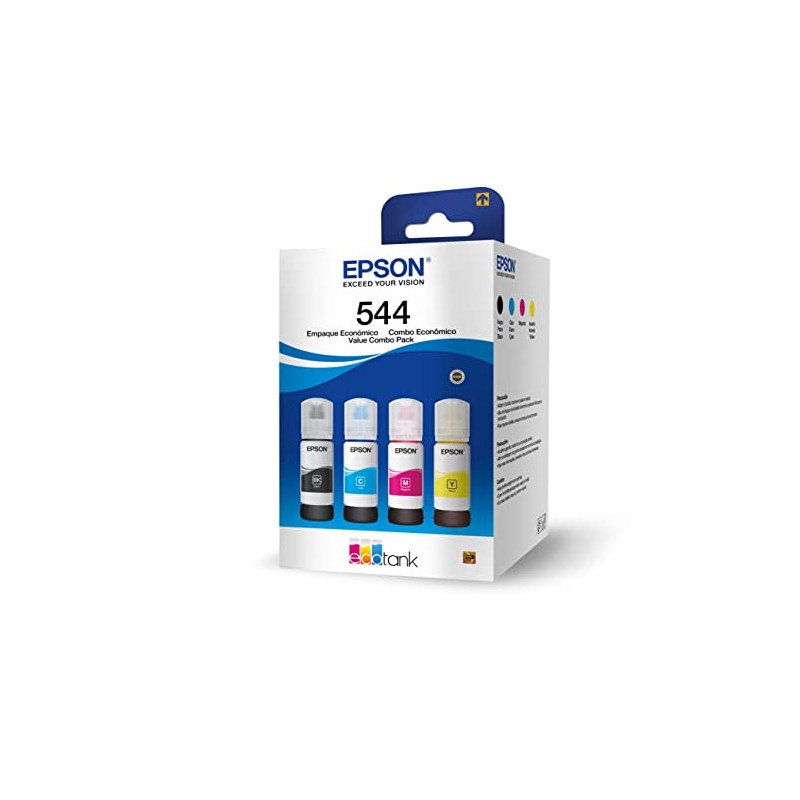 Epson Ecofit Botellas de Tinta Neg-Cian-Mag-Ama T544 4 unidades