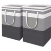 SunBlue : 75L Large Collapsible Laundry Hamper - Convenient Handles,
