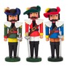 Dregeno Seiffen Mini Nutcracker Musketeer, Wood, natural, 3 x 2.5