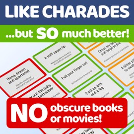 Gamesium Games Charadium: The Ultimate Fun Family Game for Kids & Adults - Like Charades, But So Much Better – Fun for Ages 8+ with 700 Popular Phrases, 8 Unique Game Modes, and Quick 20-Minute Rounds