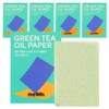 Nelic daily soft green tea oil-blotting paper, 5 pieces, 100 sheets / 넬릭 데일리 소프트 녹차 기름종이, 5개, 100매입