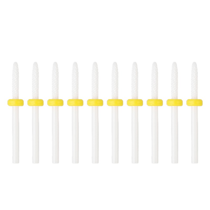10pcs Cuticle Remover Bits Gel Home Salon Polish Dead Skin