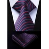 HISDERN Lot 5 PCS Classic Formal Elegant Men's Silk Tie