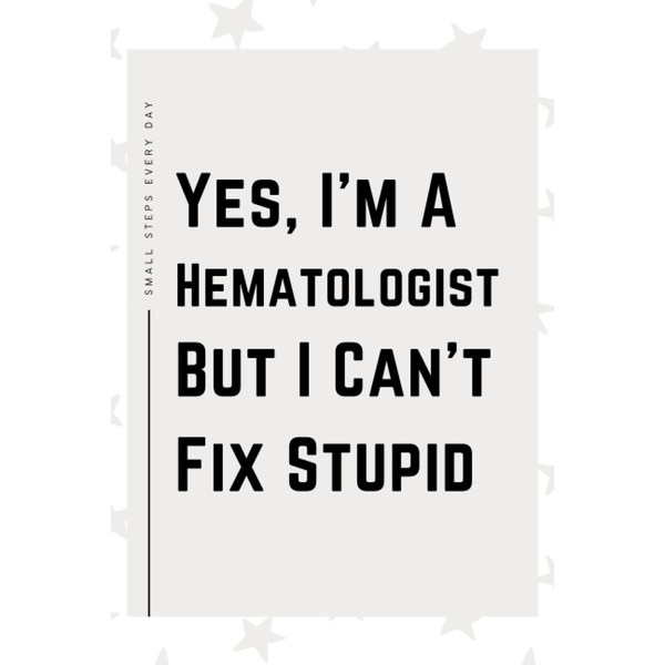 Hematologist Gifts: Blank Lined Journal Notebook, an Appreciation Thank You