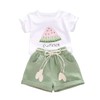 CM C&M WODRO Baby Toddler Girls Summer Shorts Sets Kids