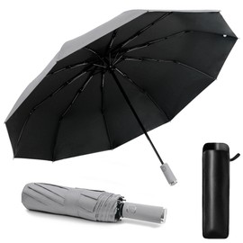 DOFOWOT UV Umbrella for Rain Windproof, UPF 50+ UV Umbrellas Windproof, Sun Umbrella Portable, Travel Umbrella Compact, Automatic Open Umbrella