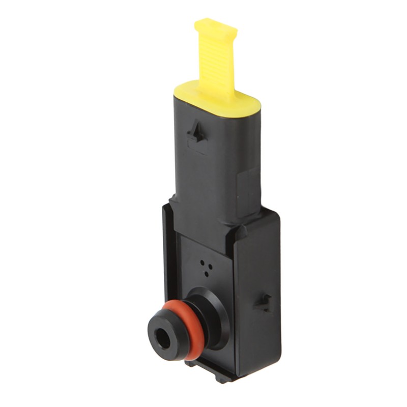 Black Car Brake Booster Pressure Sensor 5Q0 906 207 Replacement