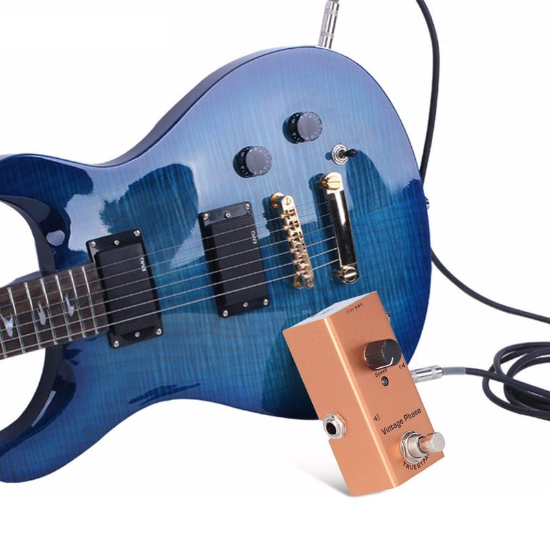 Vintage Phase Electric Guitar Effect Pedal Mini Phaser JDF-6 Accessories