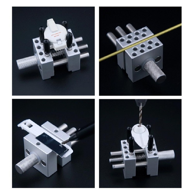 TOBEOME Metal Vise Fixture Multi-Function Clamp Model Making Fixed Jig
