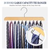 2 Pack Tie Rack Belt Hanger for Closet Fitnice Upgraded