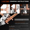 Copper Pipe Crimping Tool - with 1/2", 3/4", 1" Jaws,