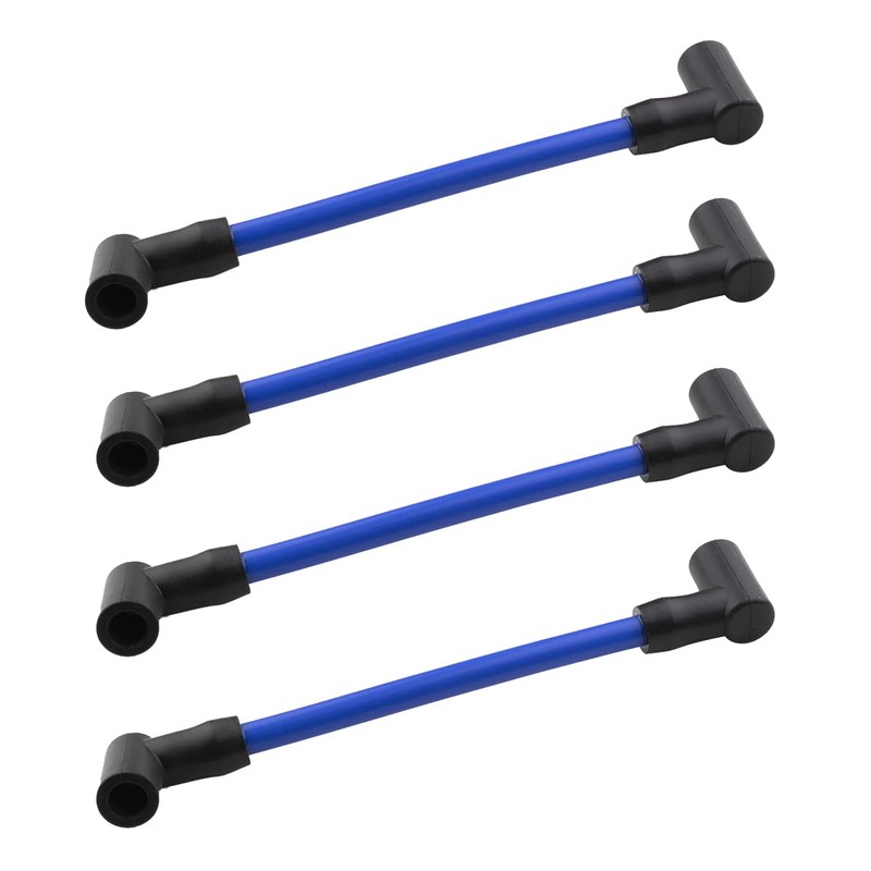 4 Pcs Marine Spark Plug Wire 6" High Performance Premium