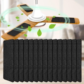 Ceiling Fan Filters for Blades, 15Pcs Activated Coconut Shell Carbon Ceiling Fan Air Purifier Pads, Easily Sticks Unscented Air Filters for Common Household Contaminants
