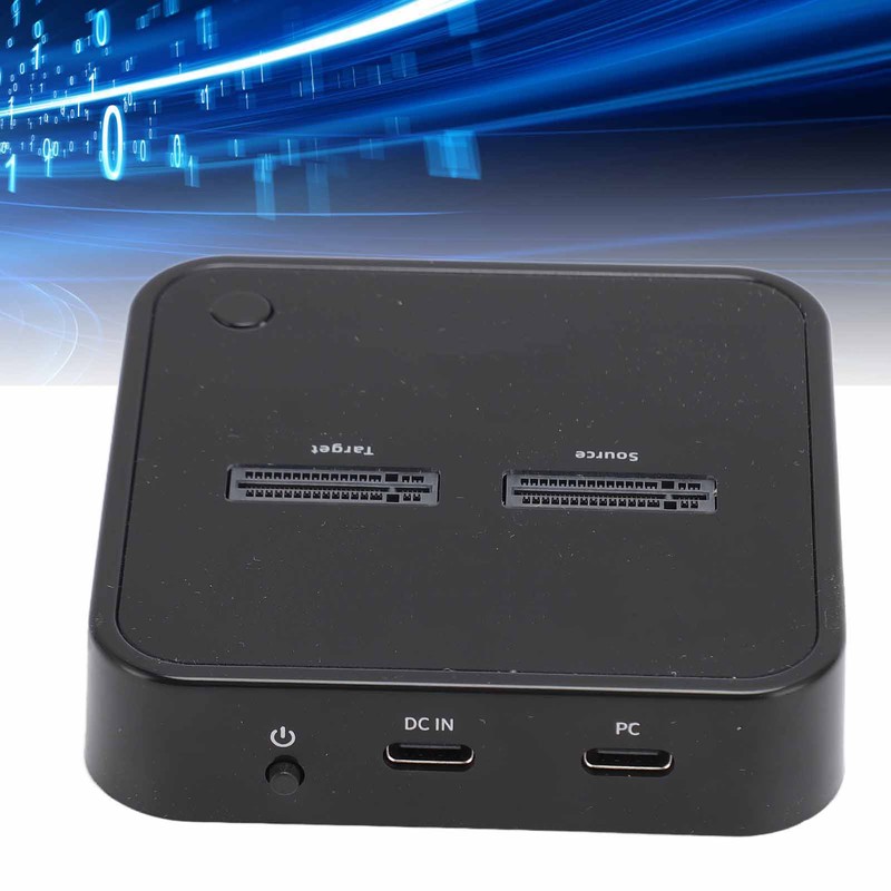 M.2 NVMe Duplicator Dual Bay 10Gbps Offline Clone USB C
