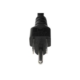SF Cable 6ft Left Angle NEMA 5-15P to C13 Power Cord, 10Amp, 18/3 AWG, Compatible with HDTV, LCD Plasma, DLP TV, PC, Monitor, Printer, hubs, switches,