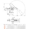 AMF 94128 0007639420020" 6841" Push-Pull Type Toggle Clamp with Angle