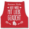 Geschenk mit Namen personalisiert by Shirtracer - Apron - Cooking