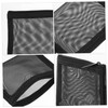 OHPHCALL 4pcs Mesh Design Travel Makeup Bag Compact Lipstick Storage