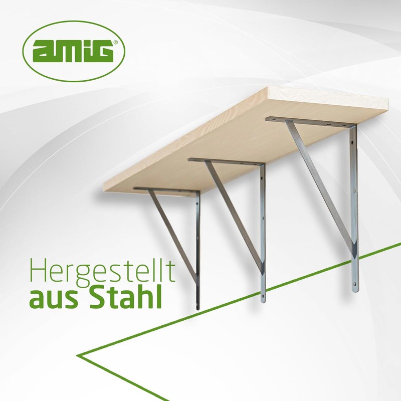 Amig - Shelf Bracket | Angle for Shelves | Shelf