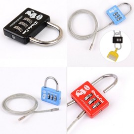 Wire Dial Combination Lock for Doors Lock Hasp 2ea