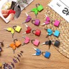 Mini Security Padlock with Key,3 Pcs Suitcase Locks,Colorful Small Padlock,for