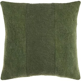 Livabliss Artistic Weavers Drawri Pillow, H x 18" W, Dark Green