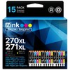 E-Z Ink 5 Color PGI-270XL CLI-271XL Ink Compatible for Canon
