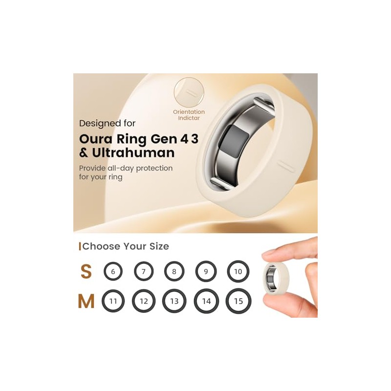 14 Pack Silicone Ring Covers for Oura & RingConn -
