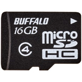 BUFFALO Waterproof Class 4 Compatible MicroSDHC 16GB RMSD-BS16GB