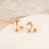 Gold Cherry Earrings for Women Cute Dainty Elegant Fruit Large