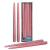 Hyoola Tall Taper Candles - 10 Inch Rose Pink Unscented