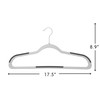 Finnhomy Heavy Duty 50 Pack Plastic Hangers, Durable Clothes Hangers