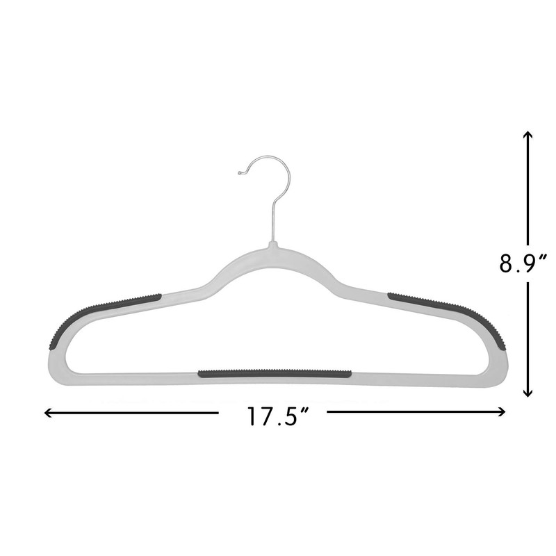 Finnhomy Heavy Duty 50 Pack Plastic Hangers, Durable Clothes Hangers