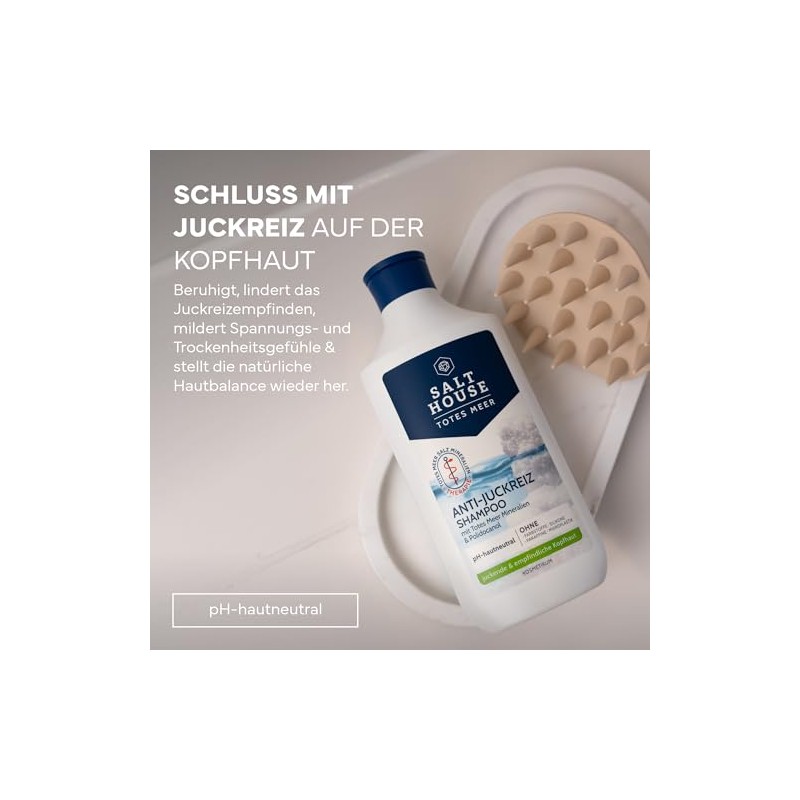 Salthouse Dead Sea anti itch shampoo, 250 ml