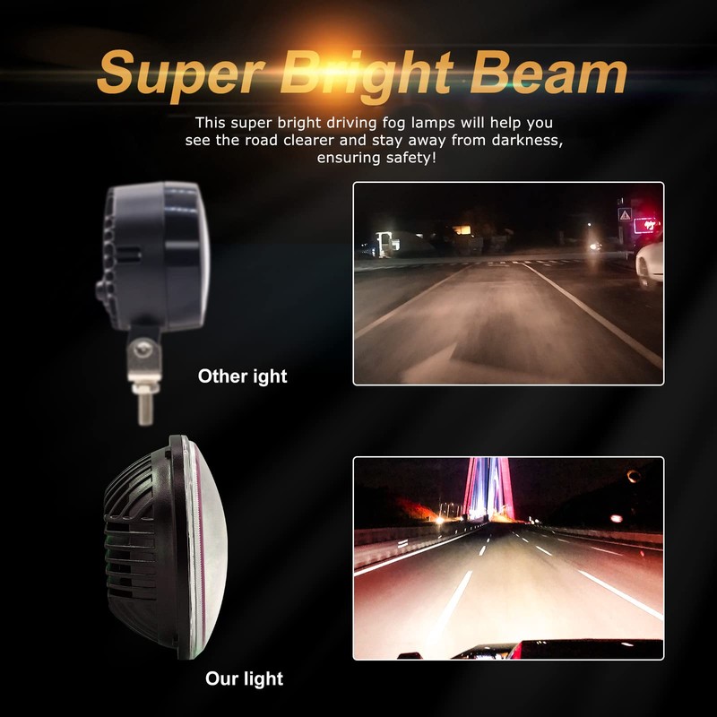 NWpangu H5006 Led Spotlight, 5.75" 5-3/4" Round LED Unity Spotlight,