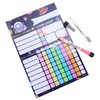 OSALADI 1 Set Magnetic Hanging Reward Chart for Space Dinosaur