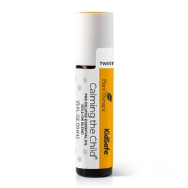 Plant Therapy KidSafe Calming The Child Essential Oil Blend 10 mL (1/3 oz) Relaxation and Soothing Blend, Tangerine, Lavender, & Roman Chamomile Essential Oils, Pure, KidSafe Pre-Diluted Roll-On
