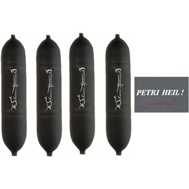 Set of 4 Underwater Floats Black 1.5-60 g U Float Catfish Float + Free Petri Heil! Sticker (1.5 g)