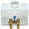 Water-Tite 85630 DU-ALL Dual-Drain Washing Machine Outlet Box - Single-Lever