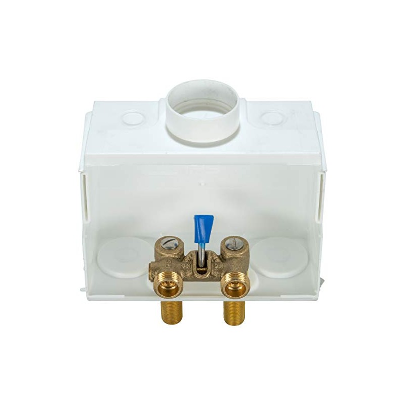 Water-Tite 85630 DU-ALL Dual-Drain Washing Machine Outlet Box - Single-Lever