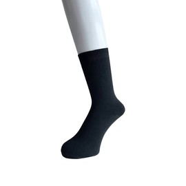 E02 Women's Cotton Blend Socks, Non-Slip, Non-Slip, No Elastic Mouth, 9.1 - 9.8 inches (23 - 25 cm), Set of 3 Pairs (Color Selected)