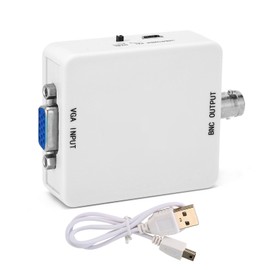 VGA to BNC Converter HD Video Adapter for Video Conferencing Home Theater TV Computer