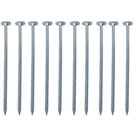 FastCap PowerHead Wood Screws with Oversized Flat Head - Self-Tapping Point - 2", T20 Torx Drive, Zinc Finish, 200-Pack - 80795