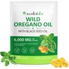 Organic Oregano Oil Capsules 6000mg with Black Seed Oil –
