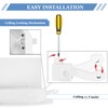 Bathroom Exhaust Fan with LED Light, Bathroom Fan with Light,