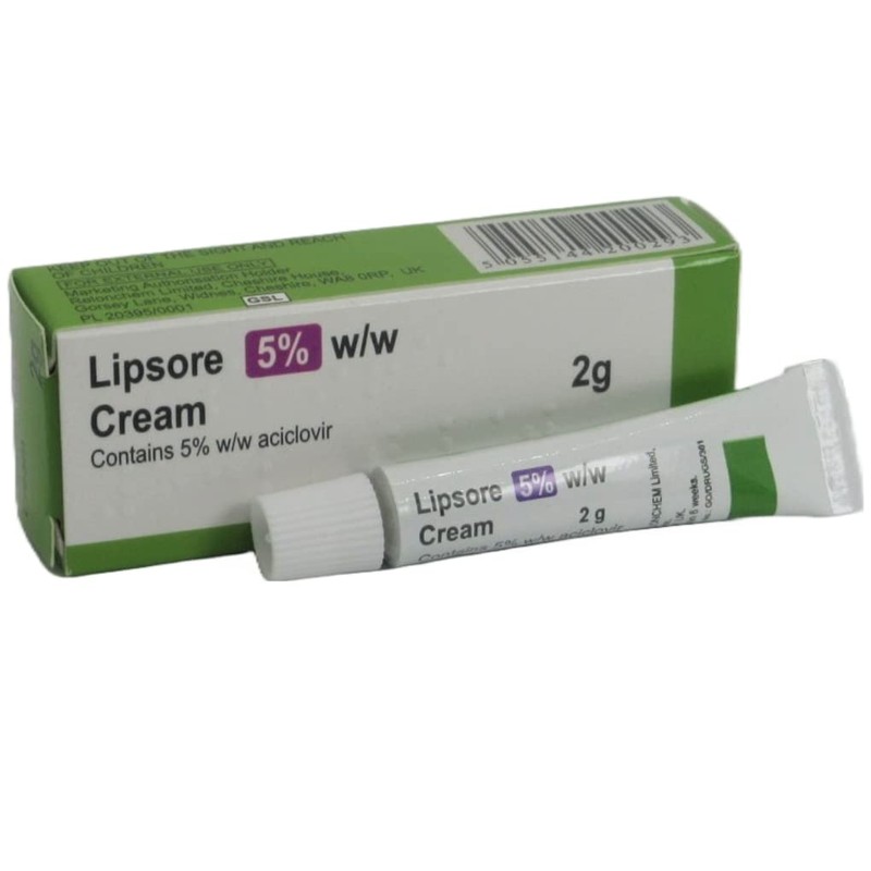 Cold Sore 5% w/w Cream 2g